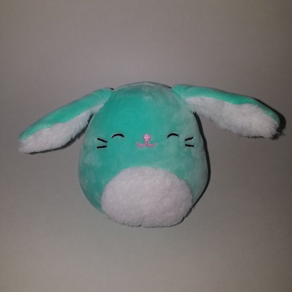 Squishmallows SAMMY Teal Bunny Rabbit Plush Small 5" Easter Stuffed Toy Gift